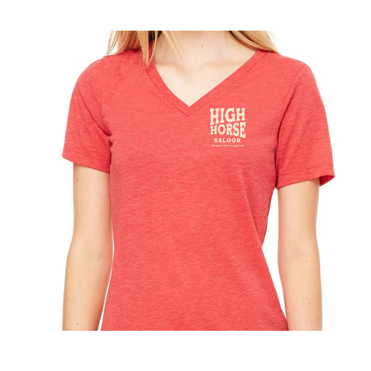 Women's High Horse Saloon V-Neck Tee