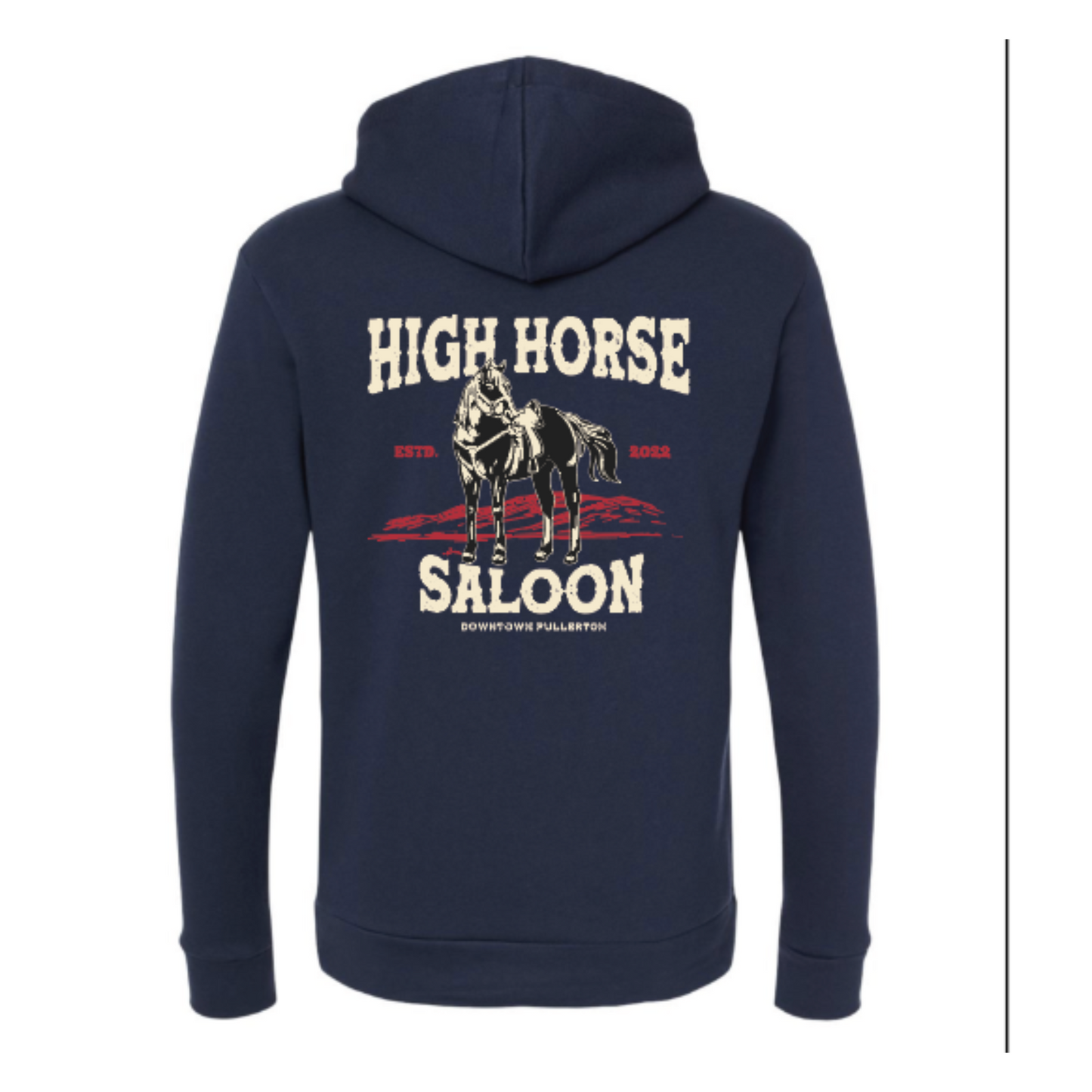 High Horse Saloon Navy Pullover Hoodie