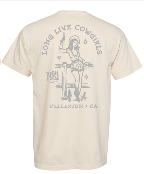 High Horse Saloon Long Live Cowgirls Unisex Tee