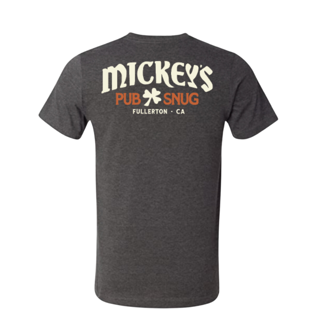 Mickey's Pub & Snug Charcoal Tee