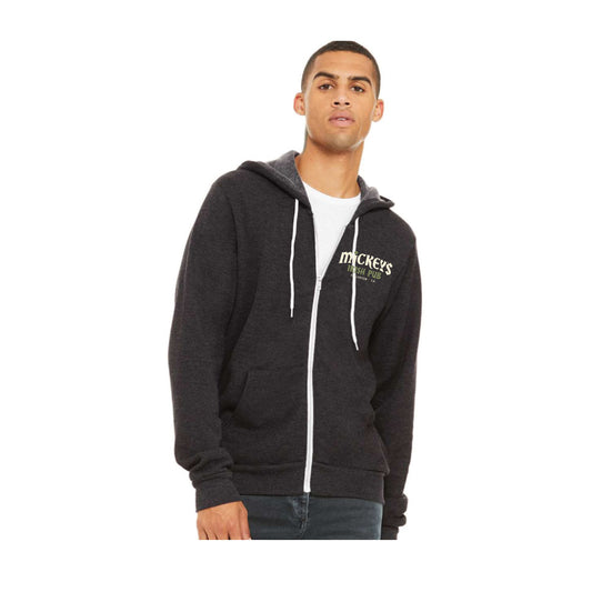 Mickey's Irish Pub Charcoal Zip Up Hoodie